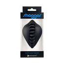 Banana Pants Shagger Black dildo base cover packaged for added connection and stimulation.