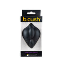 Banana Pants B.cush Silicone Dildo Base Cushion Black in packaging with cover your bases text.