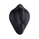 Banana Pants B.cush Silicone Dildo Base Cushion Black in black silicone with double-bump design for comfort.