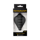 Banana Pants Honeybunch Silicone Grinding Cushion Black in packaging with text 'try with bullet vibe'.