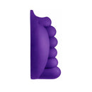 Banana Pants Honeybunch Silicone Grinding Cushion Purple side view showcasing its contoured design and plush texture.