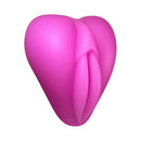 Banana Pants Lippi Hot Pink Silicone Grinder Cushion designed for comfort and stimulation with plump lips and faux clit.