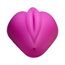 Banana Pants Lippi Hot Pink Silicone Grinder Cushion showcasing its soft silicone design and unique stimulating features.