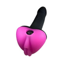 Banana Pants Lippi Hot Pink Silicone Grinder Cushion with a plump design for stimulation and comfort.