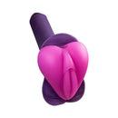 Banana Pants Lippi Hot Pink Silicone Grinder Cushion featuring soft pink lips, designed for stimulation and comfort.