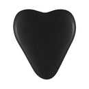 Banana Pants Lippi Silicone Grinder Cushion Black in a heart shape, designed for stimulation and comfort.