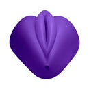 Banana Pants Lippi Silicone Grinder Cushion Purple top view, soft silicone accessory for stimulation and grinding.