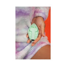 Cute Little Fuckers Zeep Mint Silicone Vibrator held in hand, showcasing playful design and vibrant color.