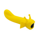 Cute Little Fuckers Shimmer Sunshine G-Spot Vibrator in sunny yellow, designed for targeted G-spot stimulation.