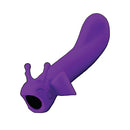 Cute Little Fuckers Shimmer Moonlight G-Spot Vibrator in whimsical purple design for deep G-spot stimulation.