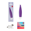 Fun Factory Volita Vibrator Violet in packaging with booklet, perfect for powerful orgasms and arousal.