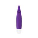 Fun Factory Volita Vibrator Violet in purple showcasing its unique fluttering tips for enhanced pleasure.