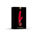 Gvibe Gcandy MINI Chili Coral Rabbit Massager packaging featuring a stylish, compact design for dual stimulation.