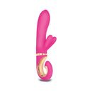 Gvibe Grabbit MINI Dolce Violet vibrator in pink with dual-action design for G-spot and clitoral pleasure.