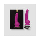 Gvibe Greal MINI 7 inches Vibrating Dildo Fuchsia with packaging and charging cable.