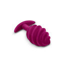 Gvibe Gplug Twist 2 Sweet Raspberry in vibrant purple color, designed for textured anal pleasure.