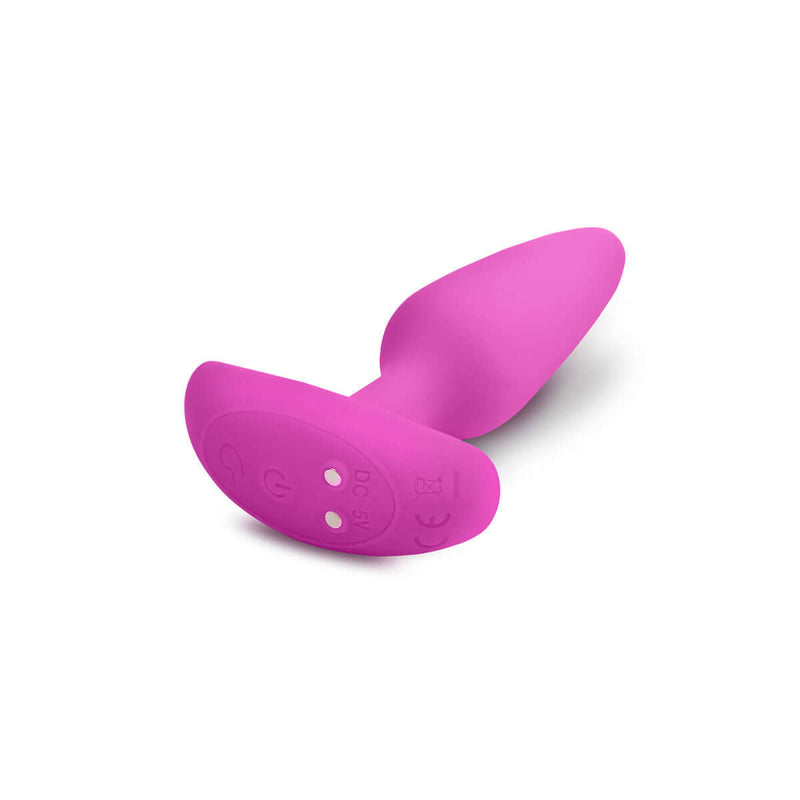Gvibe Gplug XS Sunny Raspberry vibrating butt plug for precise stimulation and comfort.