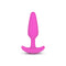 Gvibe Gplug XS Sunny Raspberry vibrating butt plug in pink silicone design.