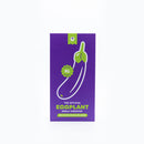 Emojibator Eggplant XL Emoji Vibrator Purple packaging featuring an oversized eggplant design for sexual wellness.