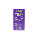 Emojibator Eggplant XL Emoji Vibrator Purple packaging highlighting features like body-safe silicone and water-resistant design.