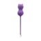 Emojibator Kitty Cat Kegel Ball Vibrator in purple with playful cat design and sleek style.
