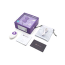 Emojibator Kitty Cat Kegel Ball Vibrator in packaging with accessories and user guide.