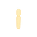 Emojibator Tiny Wand Emoji Vibrator Cream in cream color, compact and travel-ready design for pleasure.