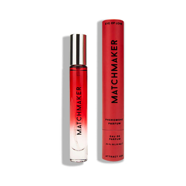 Eye of Love Matchmaker Red Diamond Attract Her Pheromone Parfum 10 ml bottle and packaging.
