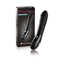 Mystim Tickling Truman E-Stim Vibrator black edition packaging and product on display.
