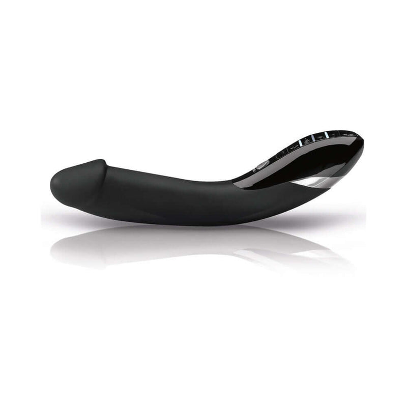 Mystim Tickling Truman E-Stim Vibrator showcasing its sleek and curved design for intense pleasure.