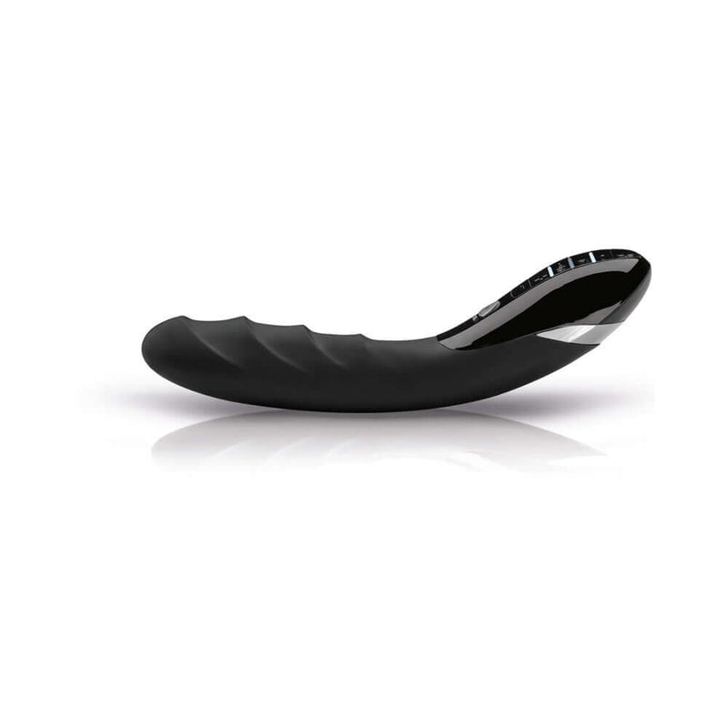 Mystim Sizzling Simon E-Stim Vibrator showcasing its sleek design and innovative features for electrifying pleasure.