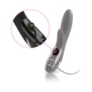 Close-up of the control panel on the Mystim Daring Danny E-Stim Vibrator, featuring buttons for electric stimulation.