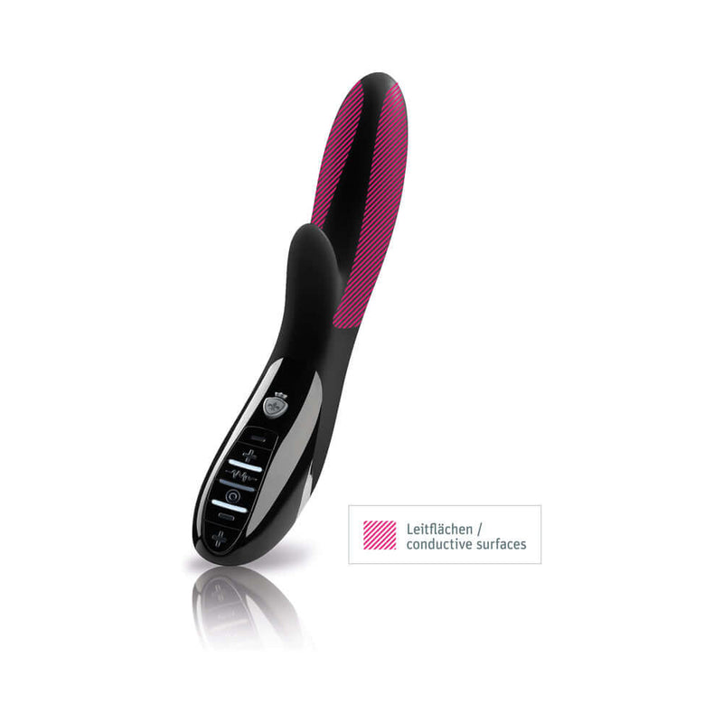 Mystim Daring Danny E-Stim Vibrator with conductive surfaces for electrifying pleasure and powerful vibration.
