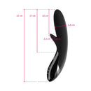 Mystim Daring Danny E-Stim Vibrator dimensions and design features showcasing size and shape.