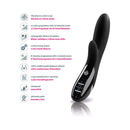 Mystim Daring Danny E-Stim Vibrator showcasing its features including e-stim programs and strong motors.