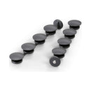 Mystim Opus E stim Masturbator connection accessories with black contact pads for e-stim devices