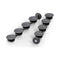 Mystim Opus E stim Masturbator connection accessories with black contact pads for e-stim devices