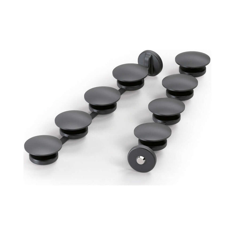 Mystim Opus E stim Masturbator connection accessories with black contact pads for e-stim devices