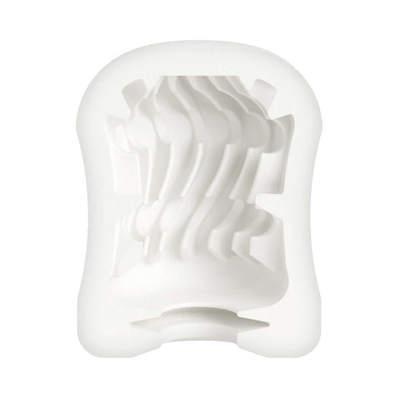 Mystim MasturbaTIN Swirl Girl Stroker featuring a unique swirling texture for intense pleasure