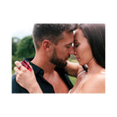 Eye of Love Matchmaker Red Diamond Attract Him Parfum 1 Oz, couple sharing an intimate moment with fragrance.