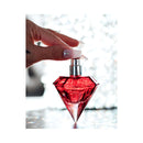 Eye of Love Matchmaker Red Diamond Attract Her Parfum 1 Oz in a striking diamond-shaped bottle.