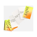 VUSH Curiosity Cues 50 Cards showing colorful prompts for engaging couple conversations about intimacy.