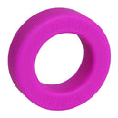 Balldo Single Spacer Ring Purple to customize fit and improve control during penetration.