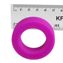Balldo Single Spacer Ring Purple displayed next to a ruler for size reference.