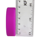 Balldo Single Spacer Ring Purple displayed next to a ruler for size reference.