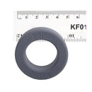 Balldo Single Spacer Ring Steel Grey displayed with a ruler for size reference.