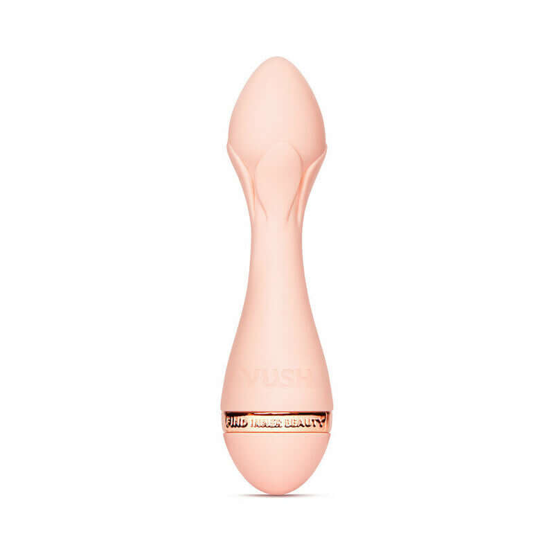 VUSH Rose 2 Precision Bullet Vibrator in soft pink, designed for precision stimulation and versatility.
