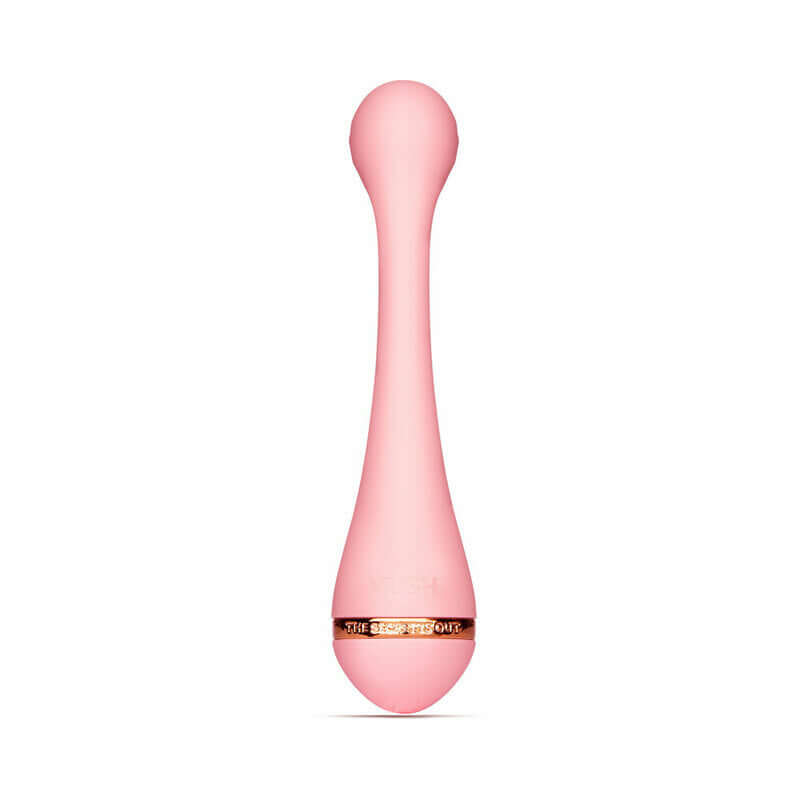 VUSH Myth Internal G-Spot Vibrator in soft pink color with a curved design for targeted pleasure.