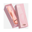 VUSH Muse Rabbit Vibrator in pink packaging, showcasing self-love and dual stimulation for a pleasurable experience.