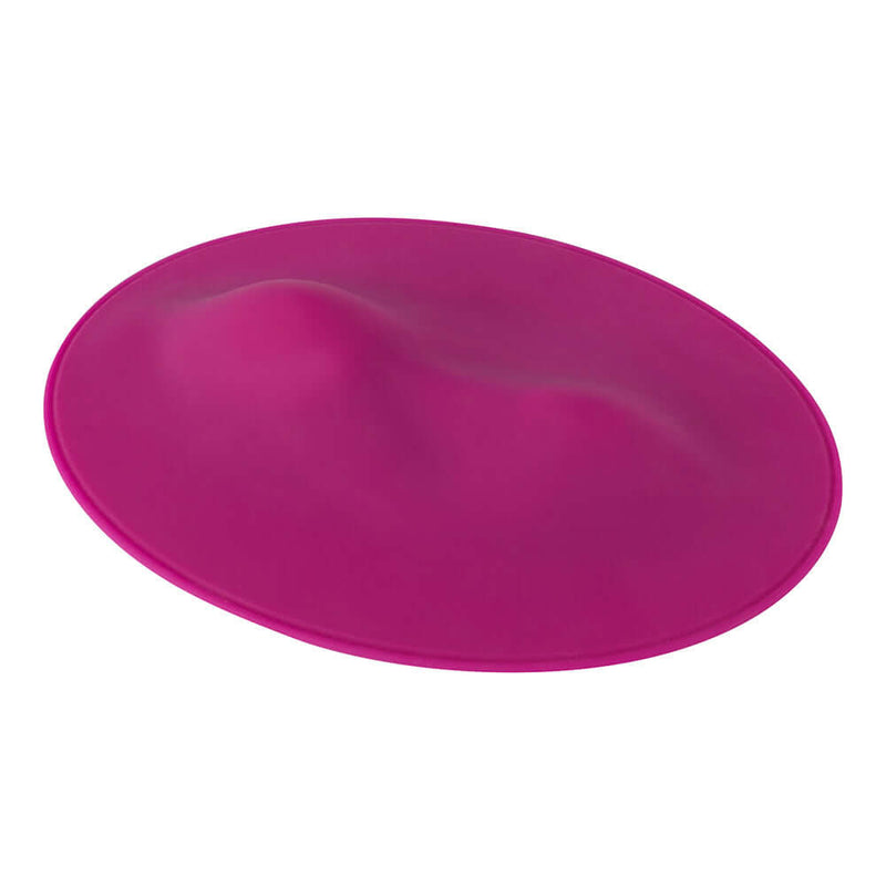 VibePad Hands Free External Vibrator in vibrant pink, designed for hands-free external stimulation and comfort.